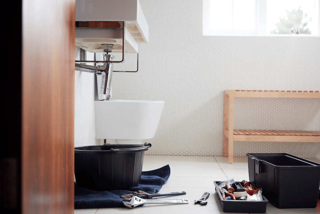 How to run plumbing for an upstairs bathroom
